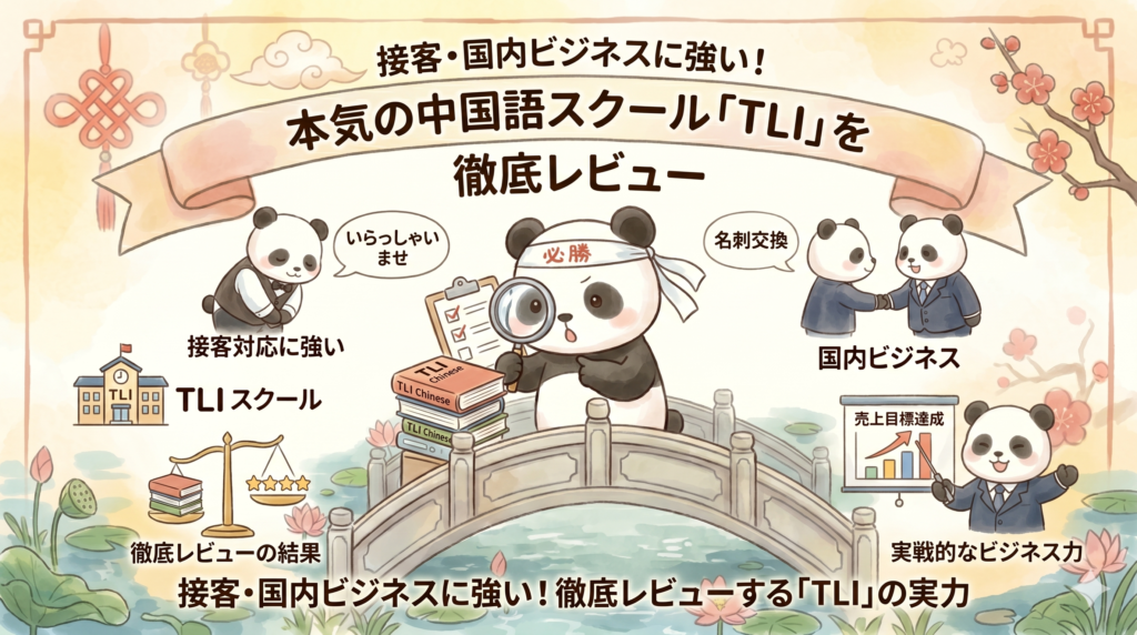 ビジネス中国語と接客対応に特化したTLIスクールの評判や実力を解説するアイキャッチ画像